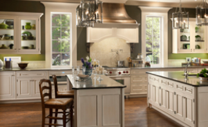 Wood-Mode custom cabinetry